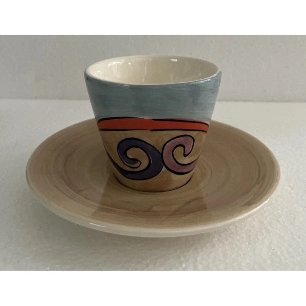 Herman Dodge & Son, Inc Hand Painted Tea Cup‎ & Saucer